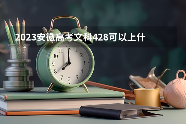 2023安徽高考文科428可以上什么大学