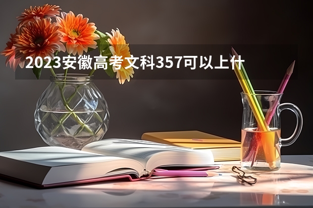 2023安徽高考文科357可以上什么大学