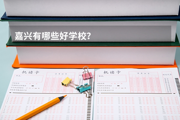 嘉兴有哪些好学校？