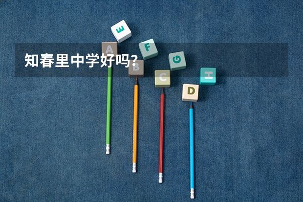 知春里中学好吗？