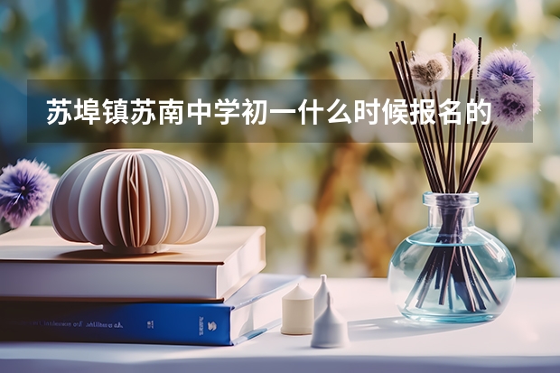 苏埠镇苏南中学初一什么时候报名的