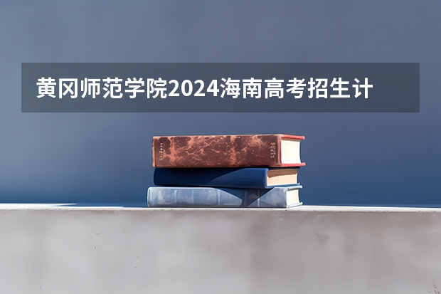 黄冈师范学院2024海南高考招生计划详解