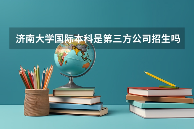 济南大学国际本科是第三方公司招生吗