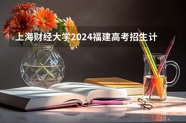 上海财经大学2024福建高考招生计划详解