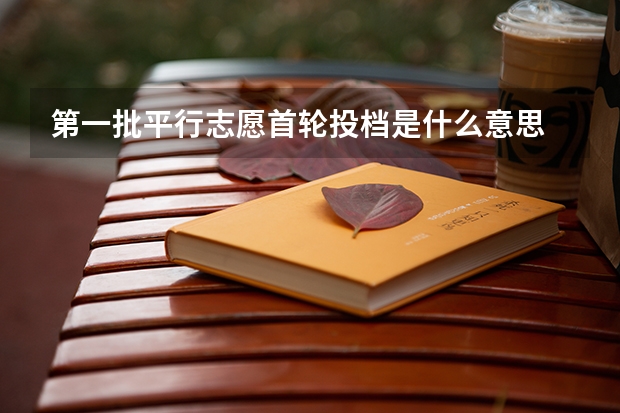 第一批平行志愿首轮投档是什么意思