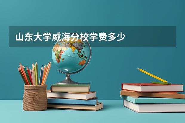 山东大学威海分校学费多少